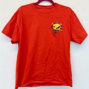 bright orange “halloween in lahaina” (2014) shirt — size large